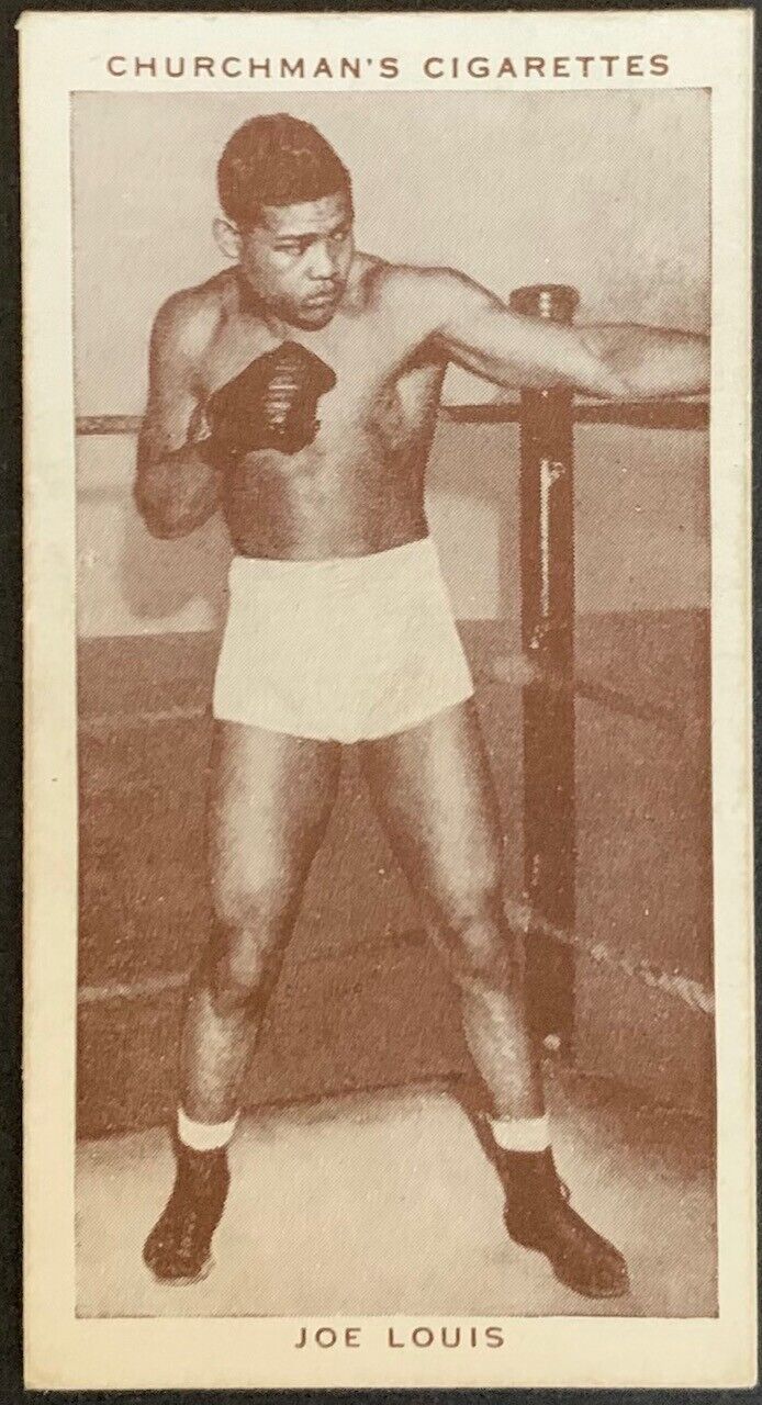 churchman cigarette cards boxing personalities 1938 Churchman's Set and Checklist Churchman 'Boxing Personalities' (1938)
