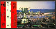 1986 Grey Cup CFL Football Ticket BC Place Stadium Eskimos vs Hamilton Ti-Cats