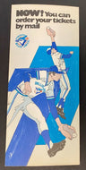 1977 Vintage MLB Baseball Toronto Blue Jays Inaugural Season Ticket Brochure
