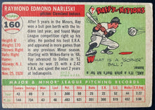 Load image into Gallery viewer, 1955 Topps Baseball #160 Ray Narleski Cleveland Indians Vintage MLB Card
