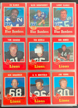 Load image into Gallery viewer, 1971 O-Pee-Chee OPC CFL Football Complete Set 1-132 Cards Rookie Theismann RC
