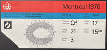 Load image into Gallery viewer, 1976 Montreal Summer Olympics Opening Ceremonies Ticket Stub Queen Elizabeth
