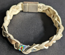 Load image into Gallery viewer, 2017 MLB Game Used Ball Leather Bracelet Toronto Blue Jays Canada Day MLB Holo
