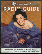 1940 Complete Copy Of Movie + Radio Guide Knute Rockne + Joe Louis Featured