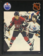 1980 NHL Hockey Northlands Coliseum Program Edmonton Oilers Gretzky 1st Year