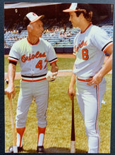 Load image into Gallery viewer, 1982 Rookie Cal Ripken Jr. + Cal Ripken Sr. Type 1 Photo MLB LOA MLB Baseball
