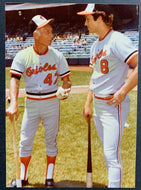 1982 Rookie Cal Ripken Jr. + Cal Ripken Sr. Type 1 Photo MLB LOA MLB Baseball