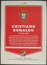 Load image into Gallery viewer, 2021 Donruss Road to Qatar Cristiano Ronaldo #116 Holo Red Laser 60/99 SGC 9.5
