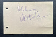 1940's Ballet Star Lucie Saronova Vintage Autographed Signed Album Page Cut