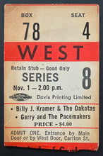 Load image into Gallery viewer, 1964 Chum Chart + Billy J Kramer + Gerry + The Pacemakers Concert Ticket MLG
