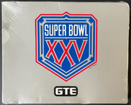 1991 Super Bowl XXV Silver Anniversary Theme Art Cards GTE Limited Edition NFL