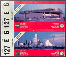 Load image into Gallery viewer, 1986 NCAA Basketball March Madness Semi-Finals + Finals Ticket Stubs Louisville
