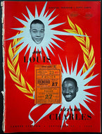 1950 Heavyweight Championship Boxing Program + Ticket Joe Louis From Retirement