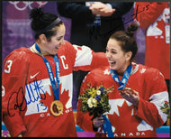 Caroline Ouellette + Melanie Daoust Autographed Photo Signed Women's Hockey