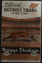 Load image into Gallery viewer, Bob Feller Autographed Signed Scorecard Cleveland Indians Detroit Tigers MLB VTG

