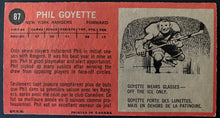 Load image into Gallery viewer, 1964-65 Vintage New York Rangers Phil Goyette Topps Tallboy NHL Hockey Card
