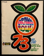 1973 NCAA Football Orange Bowl Game Program Nebraska vs Notre Dame Vintage