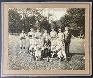 Early 1900s Vintage Type 1 New York FDE Baseball Team Photo Bob Hauser