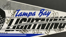 Load image into Gallery viewer, 1990s Signed Vintage NHL Tampa Bay Lightning Autographed Pennant Rob Ramage
