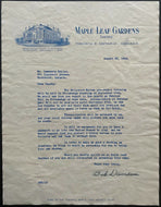 1946 Vintage Signed Toronto Maple Leafs Bob Davidson Autographed Letter