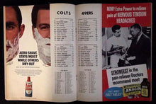 Load image into Gallery viewer, 1965 San Francisco 49ers vs Baltimore Colts Memorial Stadium NFL Program Vintage
