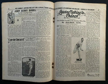Load image into Gallery viewer, 1926 UK The Magnet MAGAZINE and Die Cut Insert Cricket Player Rare Vtg AD

