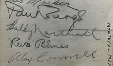 Load image into Gallery viewer, 1936-37 Signed NHL 9 Montreal Maroons + Leafs Coach Dick Irvin Autographed
