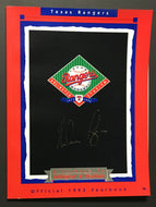 1993 Texas Rangers Yearbook Nolan Ryan Signed Autographed Cover MLB Baseball