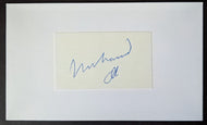 Muhammad Ali Autographed Signed Cut Index Card Boxing VTG JSA LOA Cassius Clay