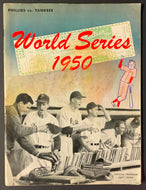 1950 World Series Program Philadelphia Phillies vs New York Yankees Shibe Park