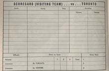 Load image into Gallery viewer, 1971/72 Toronto Maple Leafs Signed x12 Program Horton Sittler NHL HOF LOA VTG
