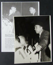Load image into Gallery viewer, 1962 Original Photo Used In Sport Revue Phil Watson Coaching New York Rangers
