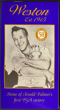 Load image into Gallery viewer, 2005 Weston Golf Country Club Course Guide Arnold Palmer 50th Anniversary Cover
