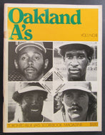 1977 Exhibition Stadium Toronto Blue Jays Inaugural Season Program v Oakland