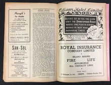 Load image into Gallery viewer, 1949 NHL Hockey Program Toronto Maple Leaf Sports Magazine Vs Detroit Red Wings
