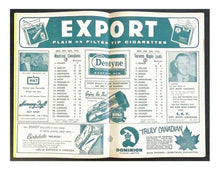 Load image into Gallery viewer, 1959 NHL Hockey Program Toronto Maple Leafs v Montreal Canadiens Carl Brewer

