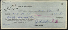 Load image into Gallery viewer, 1961 Jackie Robinson Signed Personal Cheque Autographed Bank Check Dodgers MLB
