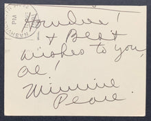 Load image into Gallery viewer, Minnie Pearl Signed Card Autographed Vintage Comedian TV Comedy Television
