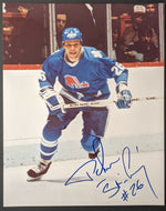 Peter Stastny Autographed / Signed Photo Quebec Nordiques NHL Hockey Vintage
