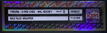 Load image into Gallery viewer, 1985-86 O-Pee-Chee NHL Hockey Card Wax Pack Wrapper OPC Lemieux Rookie Year
