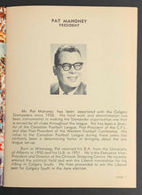 Load image into Gallery viewer, 1968 Calgary Stampeders CFL Football Media Guide Yearbook Stamp Album + Mailer
