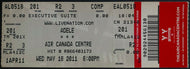 2011 Adele Full Unused Concert Ticket Air Canada Centre Toronto