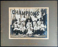 1906 Large Baseball Cabinet Photo Senior League Champions Halifax St. Patrick's