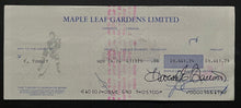 Load image into Gallery viewer, 1974 Maple Leaf Gardens Ballard Signed Cheque To Wrestling Promotor Tunney JSA
