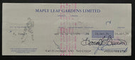 1974 Maple Leaf Gardens Ballard Signed Cheque To Wrestling Promotor Tunney JSA