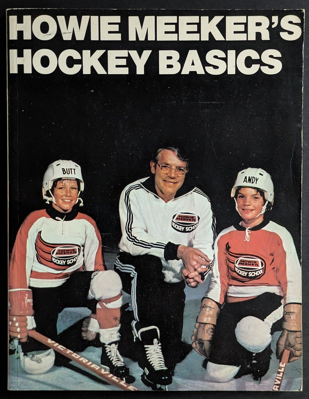 1973 Howie Meeker's Hockey Basics Instructional Magazine Hockey Book NHL Vintage