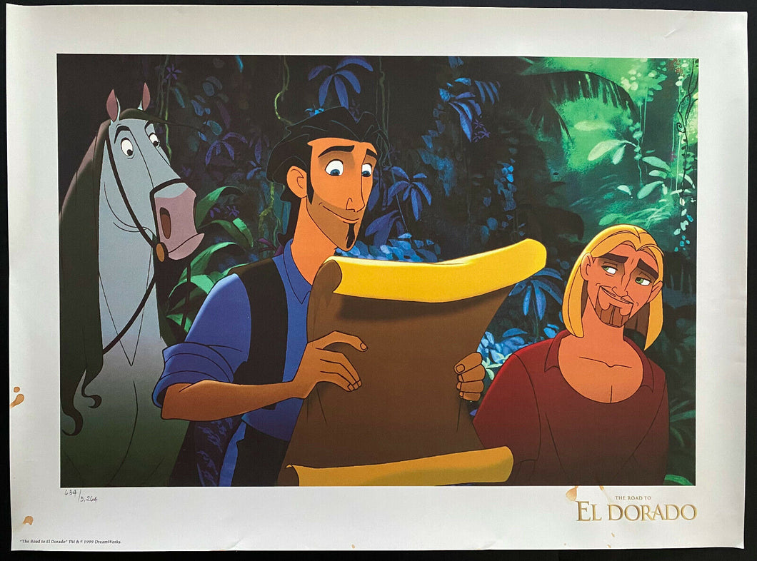 The Road To El Dorado # Print DreamWorks Pictures Movie Poster Reprodu –  Glory Days Sports