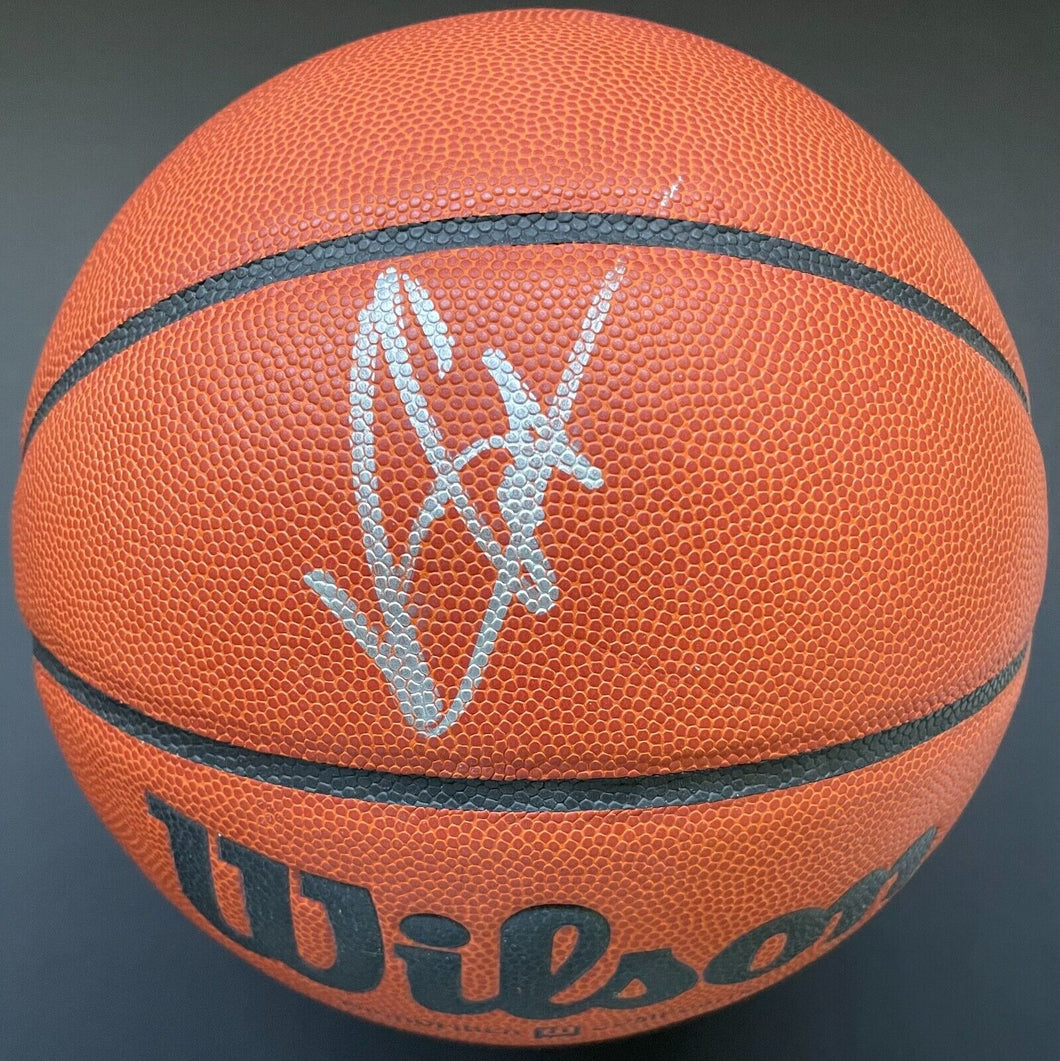 Vince Carter Autographed Wilson Basketball NBA Toronto Raptors Signed JSA LOA