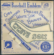 Load image into Gallery viewer, 1952 MLB Baseball Emblem Chicago White Sox VTG Promo Ice Scraper McDonald MFG
