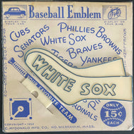 1952 MLB Baseball Emblem Chicago White Sox VTG Promo Ice Scraper McDonald MFG